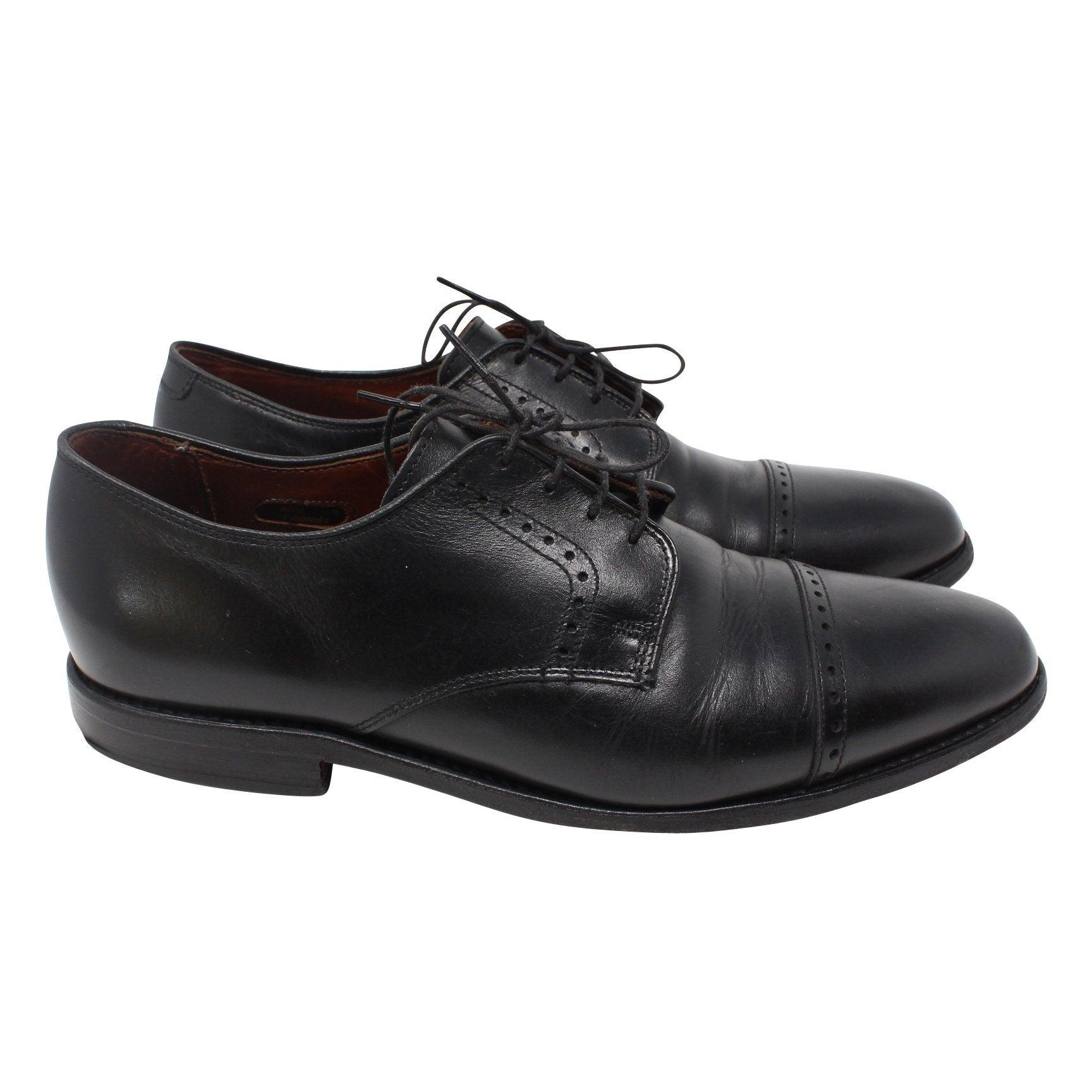 Allen Edmonds Klassisches Herren-Lederkleid mit Zehenkappe Größe 10 D im Zustand „Gut“ im Angebot in Downey, CA