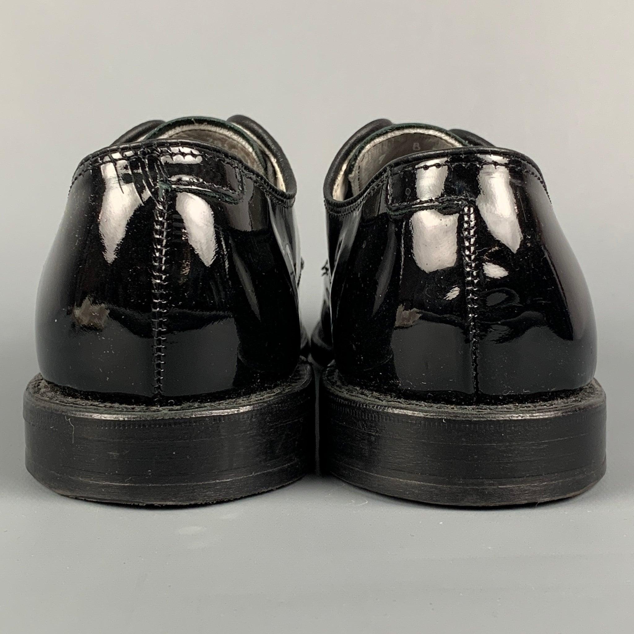 ALLEN EDMONDS Mayfair Size 9 Black Leather Lace Up Shoes For Sale 1