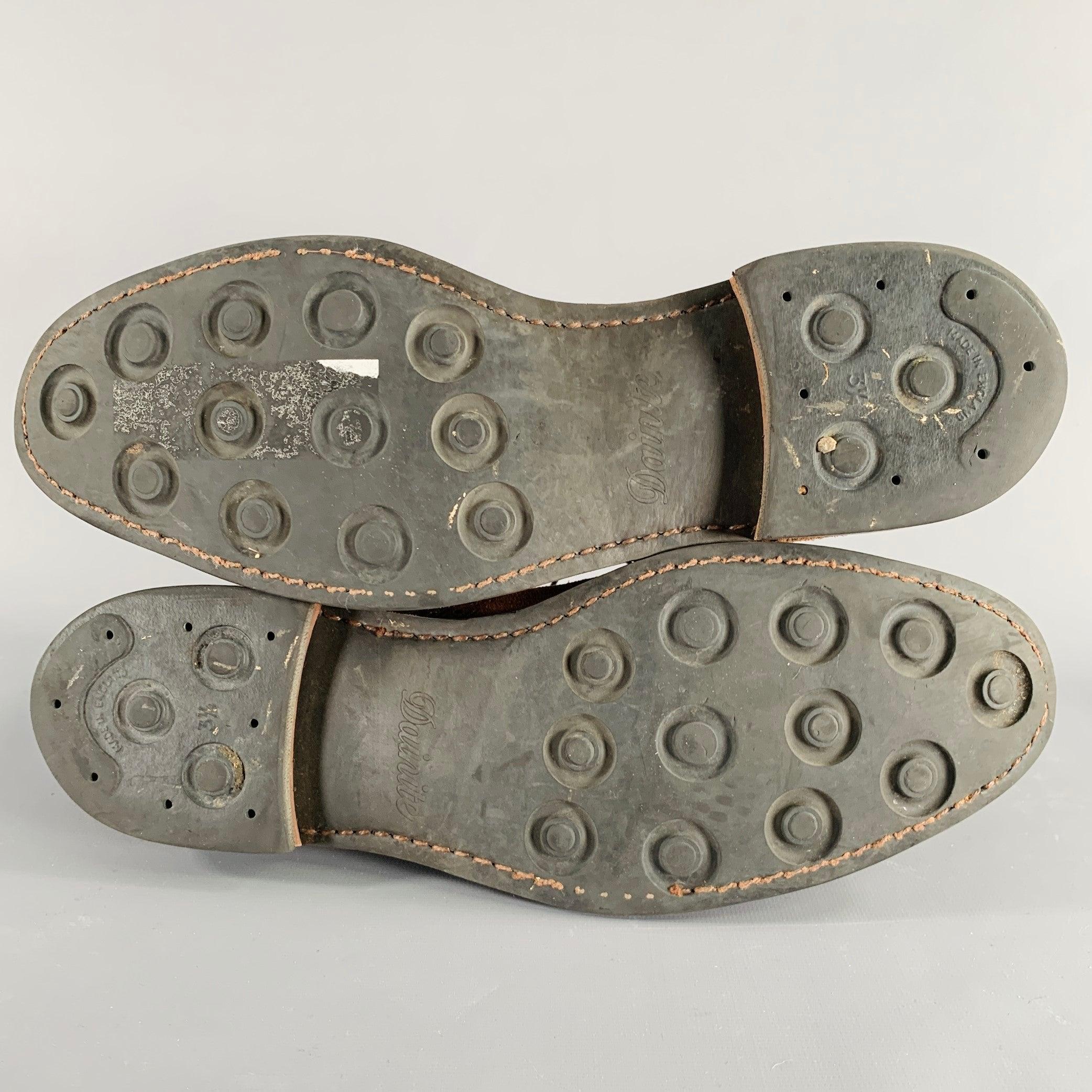 ALLEN EDMONDS Size 10.5 Strand Brown Perforated Suede Cap Toe Oxford Shoes For Sale 2