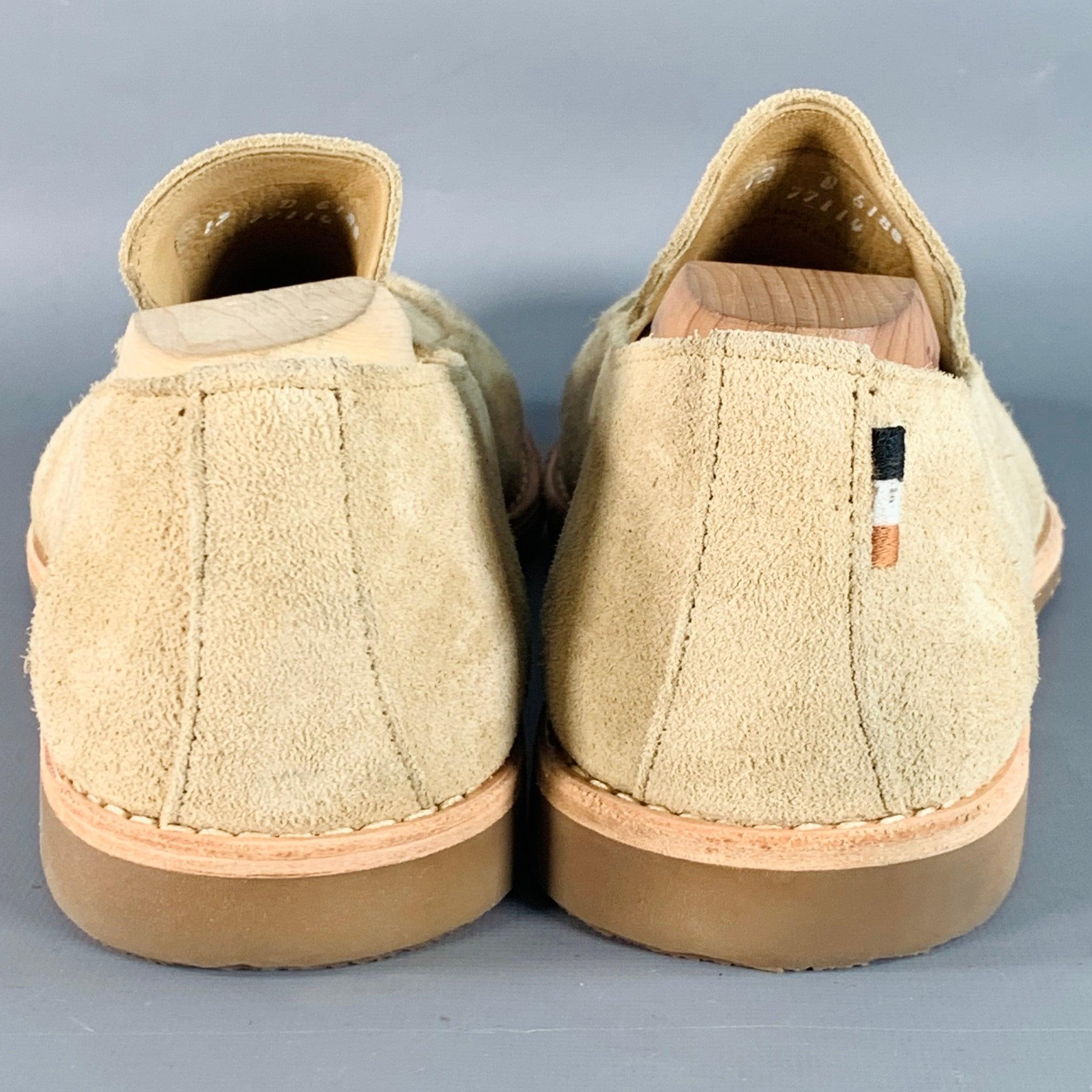ALLEN EDMONDS Mocasines venecianos con suela de crepé de ante de curtido vegetal beige Denali talla 13 Beige en venta
