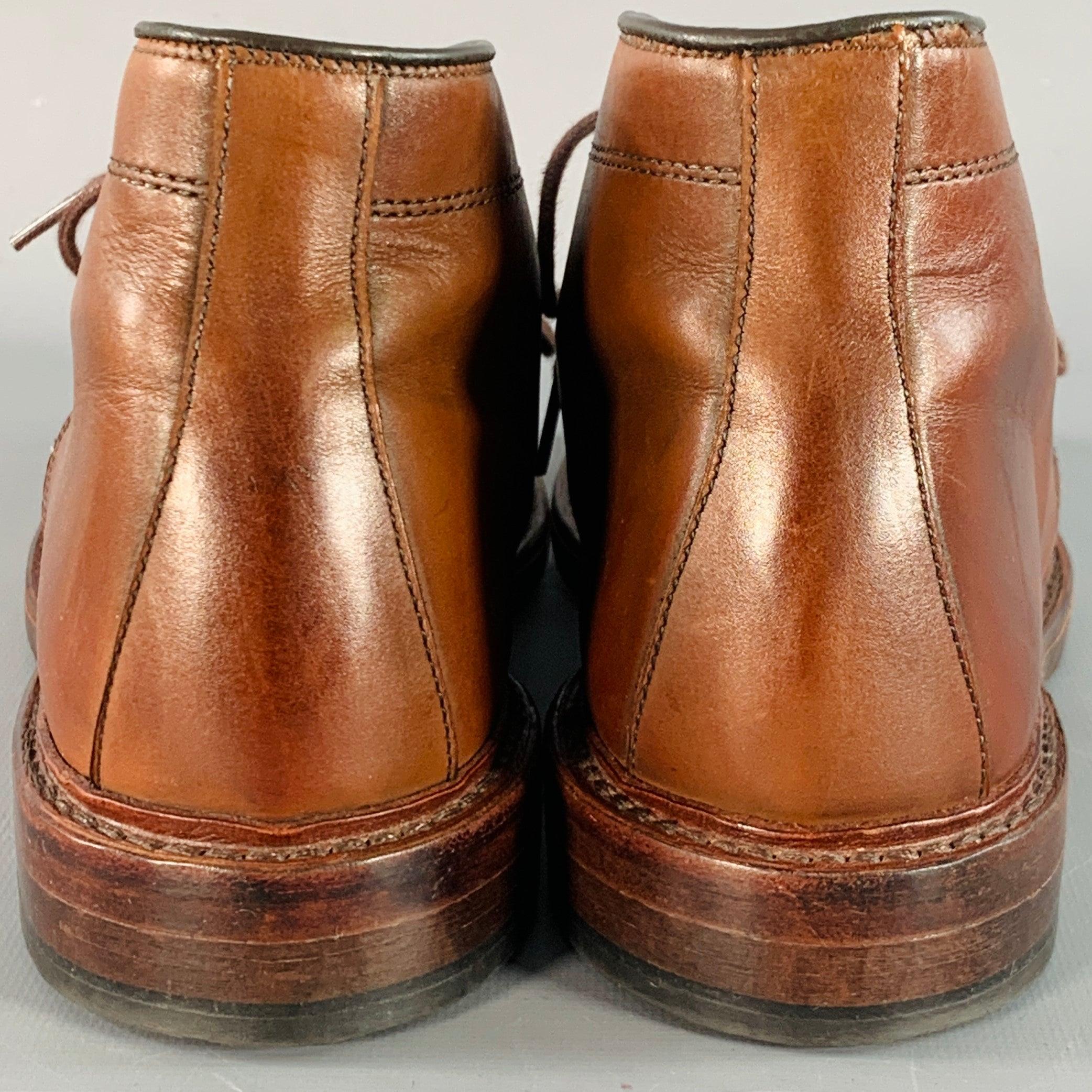 ALLEN EDMONDS Botines Chukka de piel marrón Dundee talla 7 Marrón en venta