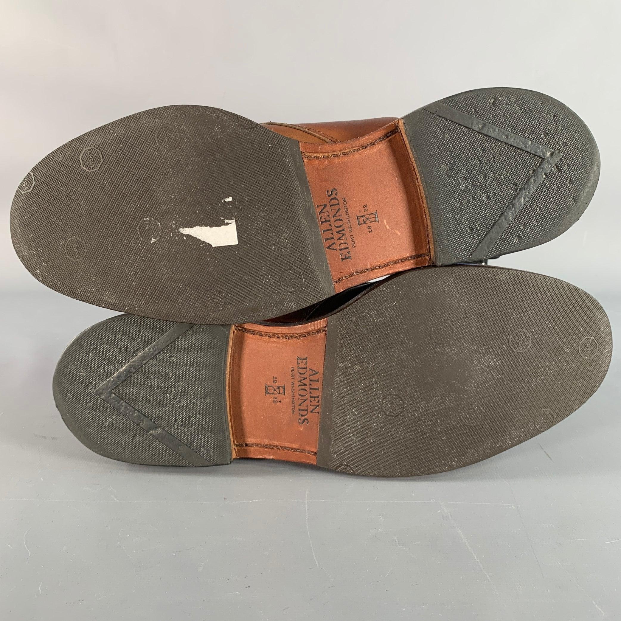 ALLEN EDMONDS Botines Chukka de piel marrón Dundee talla 7 en venta 1