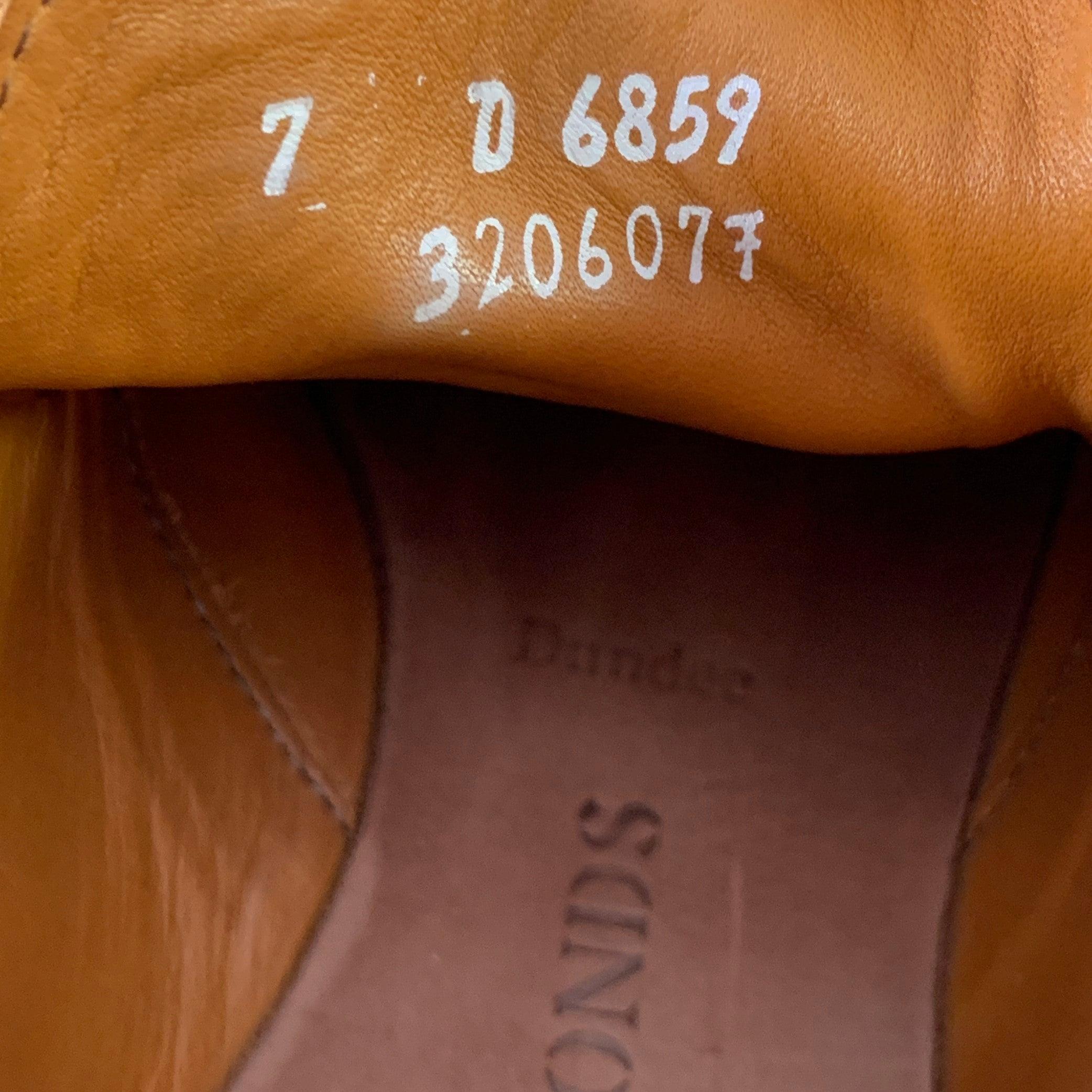 ALLEN EDMONDS Botines Chukka de piel marrón Dundee talla 7 en venta 3