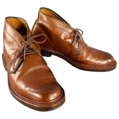ALLEN EDMONDS Size 7 Dundee Brown Leather Chukka Ankle Boots ALLEN EDMONDS Size 7 Dundee Brown Leather Chukka Ankle Boots