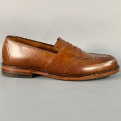 ALLEN EDMONDS Größe 7 Randolph Brown Leder Penny Loafers