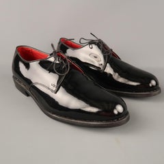 ALLEN EDMONDS Size 9.5 Black Leather Lace Up Shoes