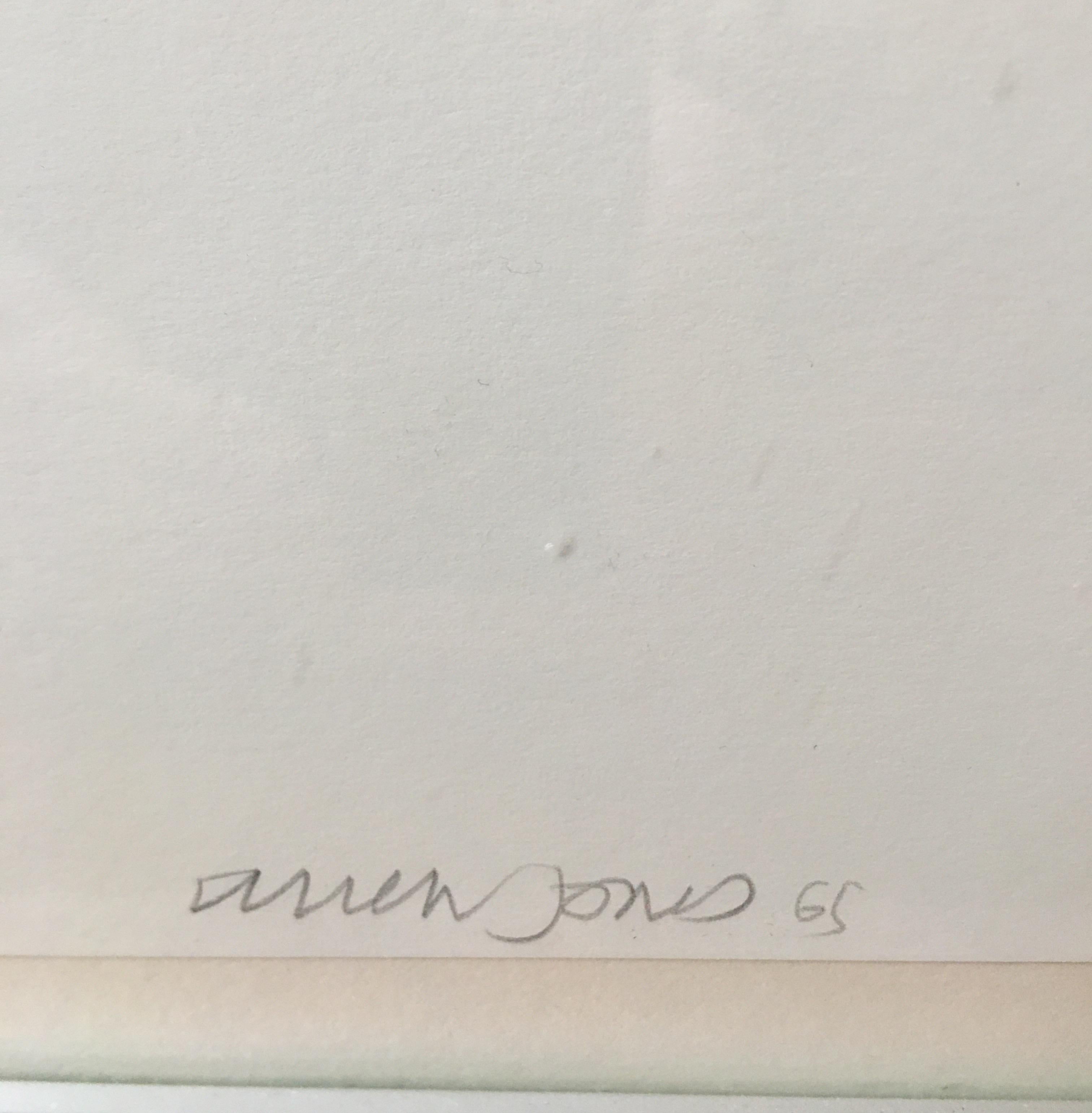 Anglais Allen Jones Self sérigraphie signée et numérotée à la main en vente
