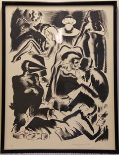 Allen Jones 1984 "High Society" Lithograph 43/45