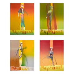 Allen Jones, Maîtresse Folio, Suite of Four Screenprints, Pop Art, Signed Prints