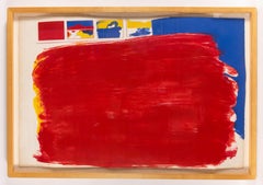 Large Bus by Allen Jones classic British 1960s pop art in bright primary colors