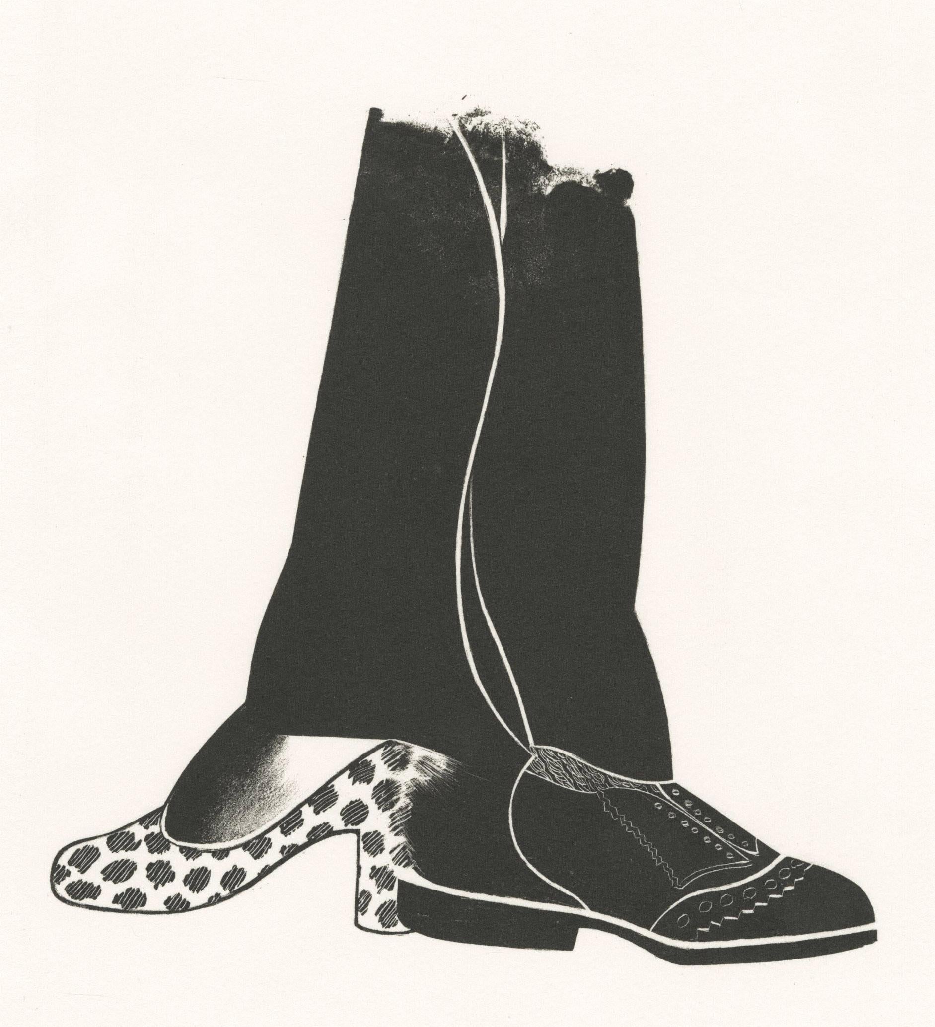 Schuhkasten (C) (Pop-Art), Print, von Allen Jones
