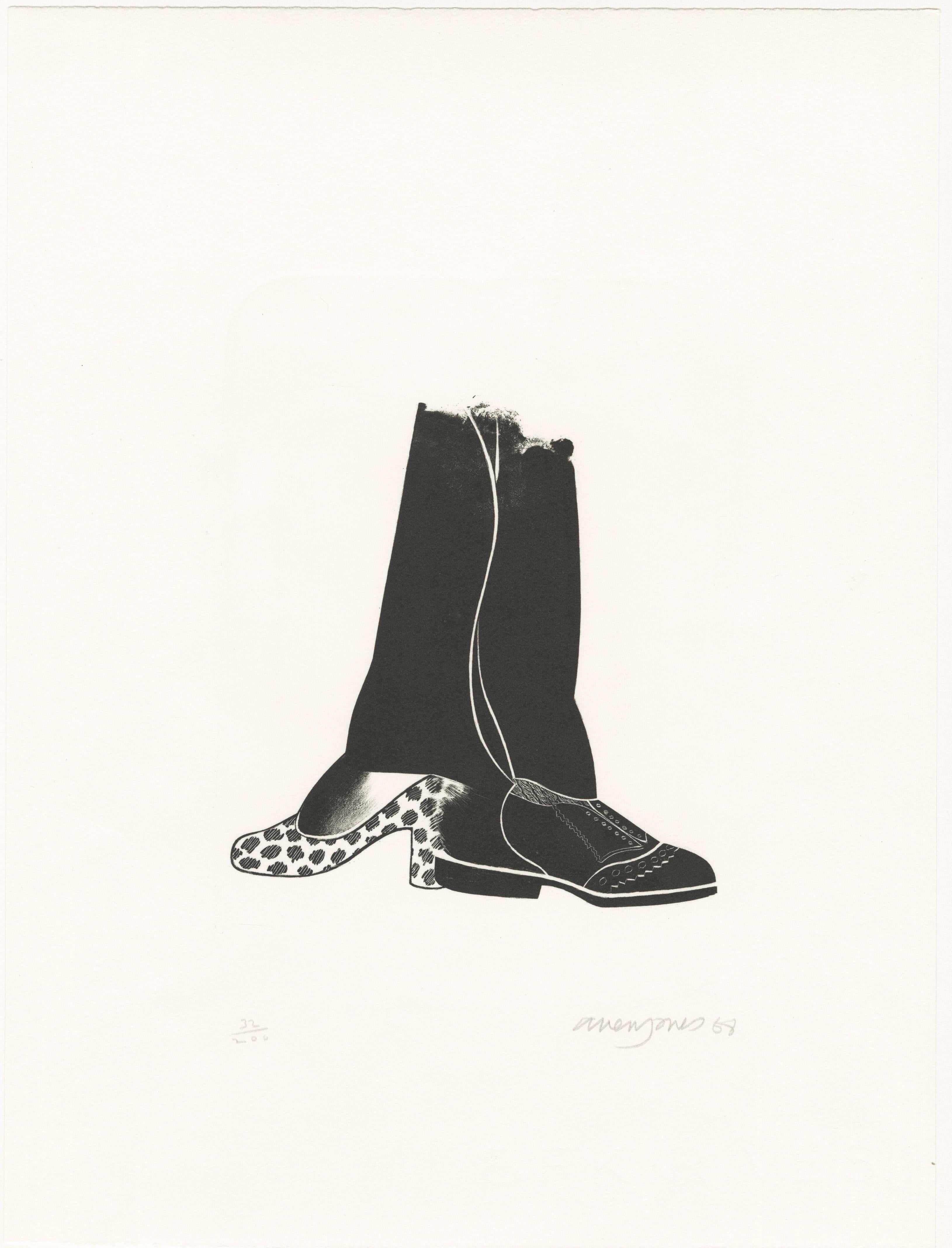 Allen Jones Still-Life Print - Shoe Box (C)