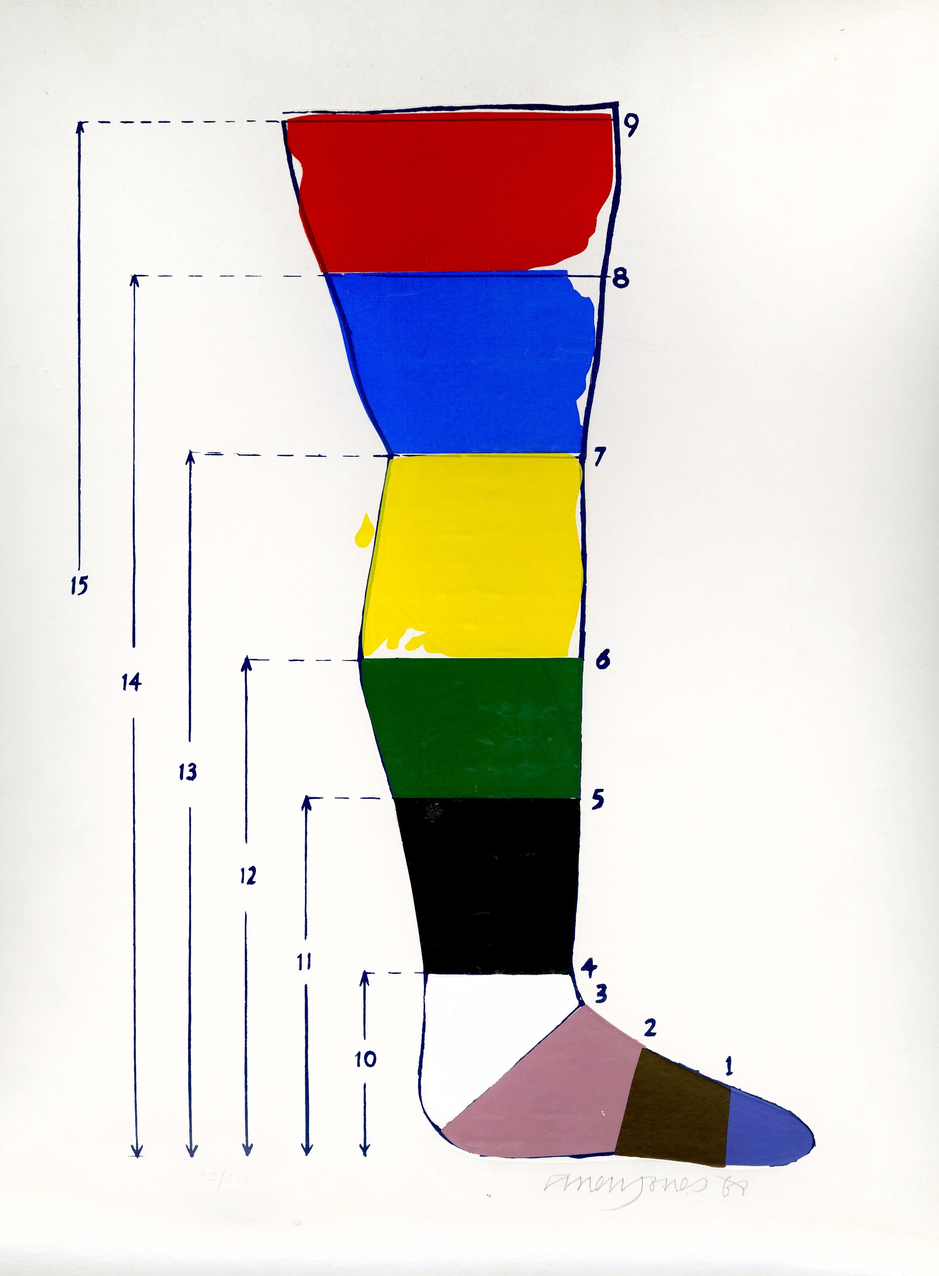 Shoe Box (Title Page)
From: Shoe Box-Exotic (Sculpture and seven original lithographs)
Published by the artist and Peterssburg Press
Edition: 200 of which this is (32/200)
Condition: Excellent
Image/Sheet size:  14 1/8 x 19 3/4 inches
Archival