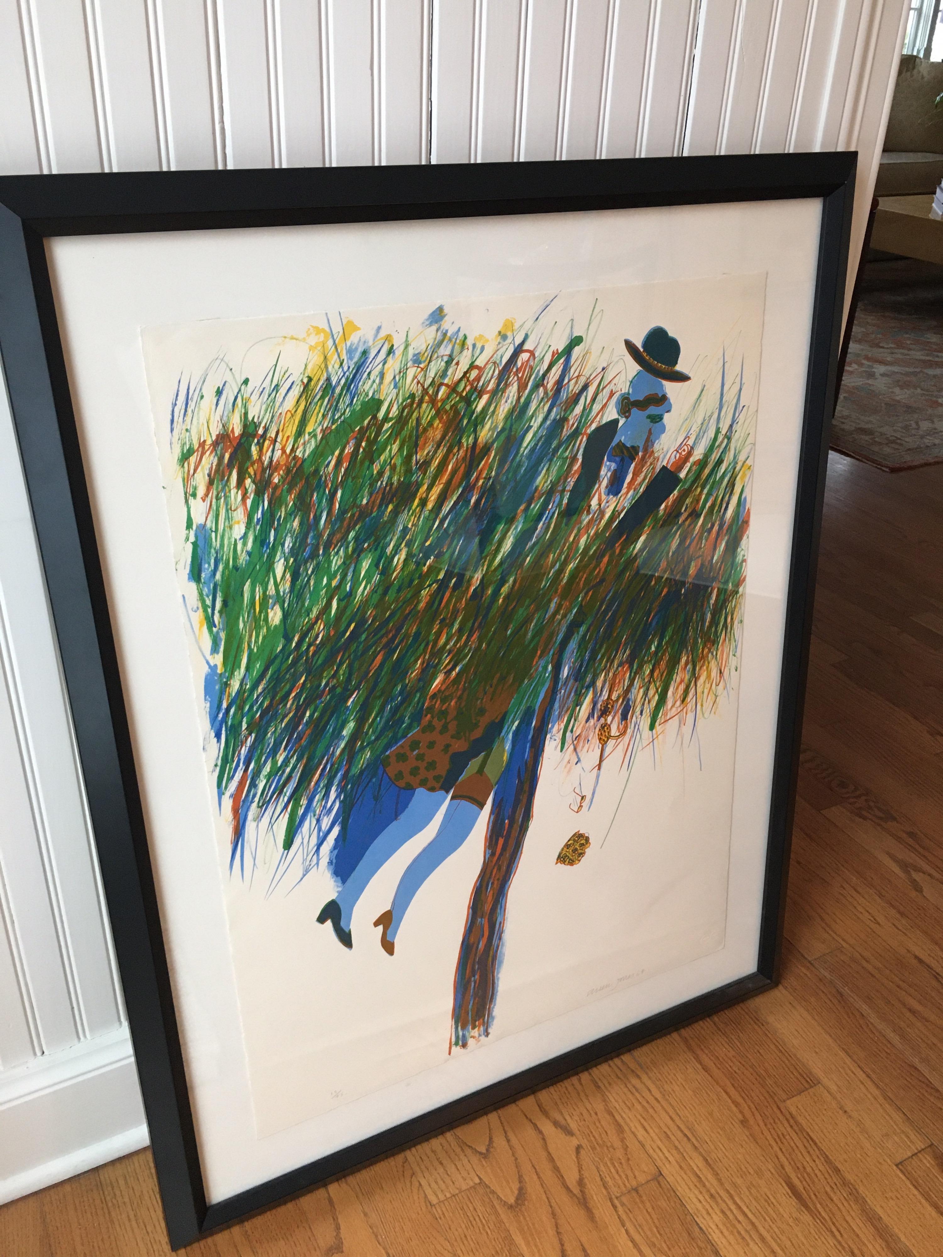 Inglese Serigrafia firmata di Allen Jones, senza titolo, dalla serie 