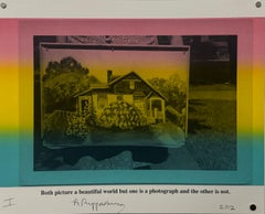 Artista conceptual Allen Ruppersberg Impresiones litográficas y fotografías impresas a mano