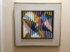 Allen Simon "Square 2" Optical Art