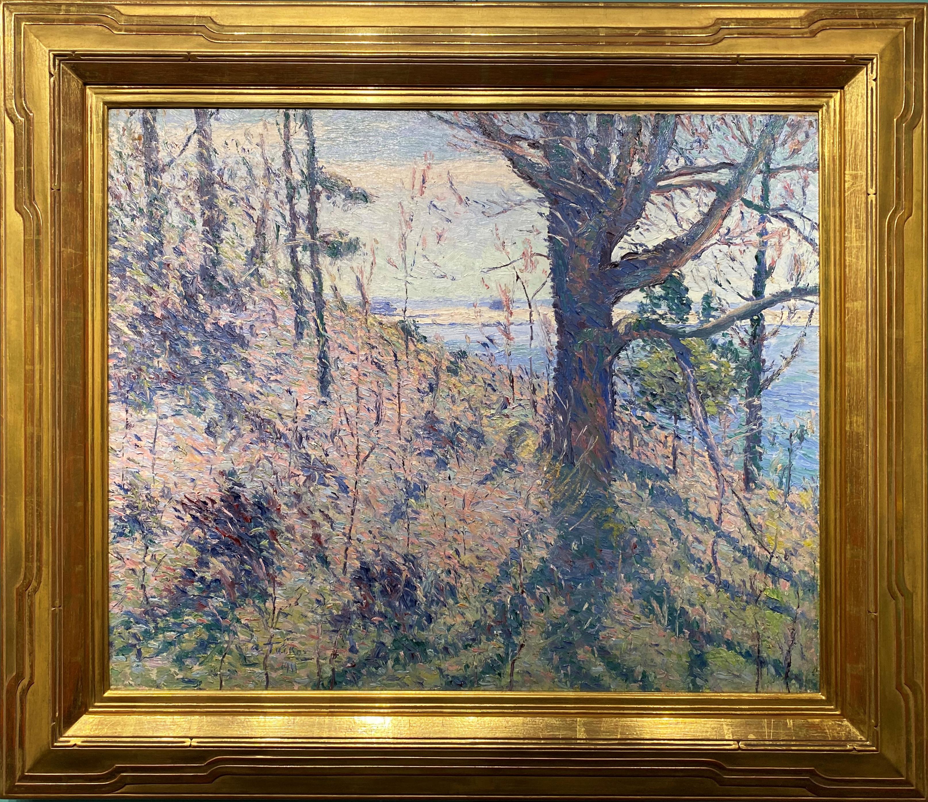 Spring Hillside, Probably Maine - Art by Allen Tucker