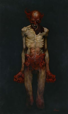 "Clatterer" (2023) By Allen Williams, Original Oil Portrait Painting