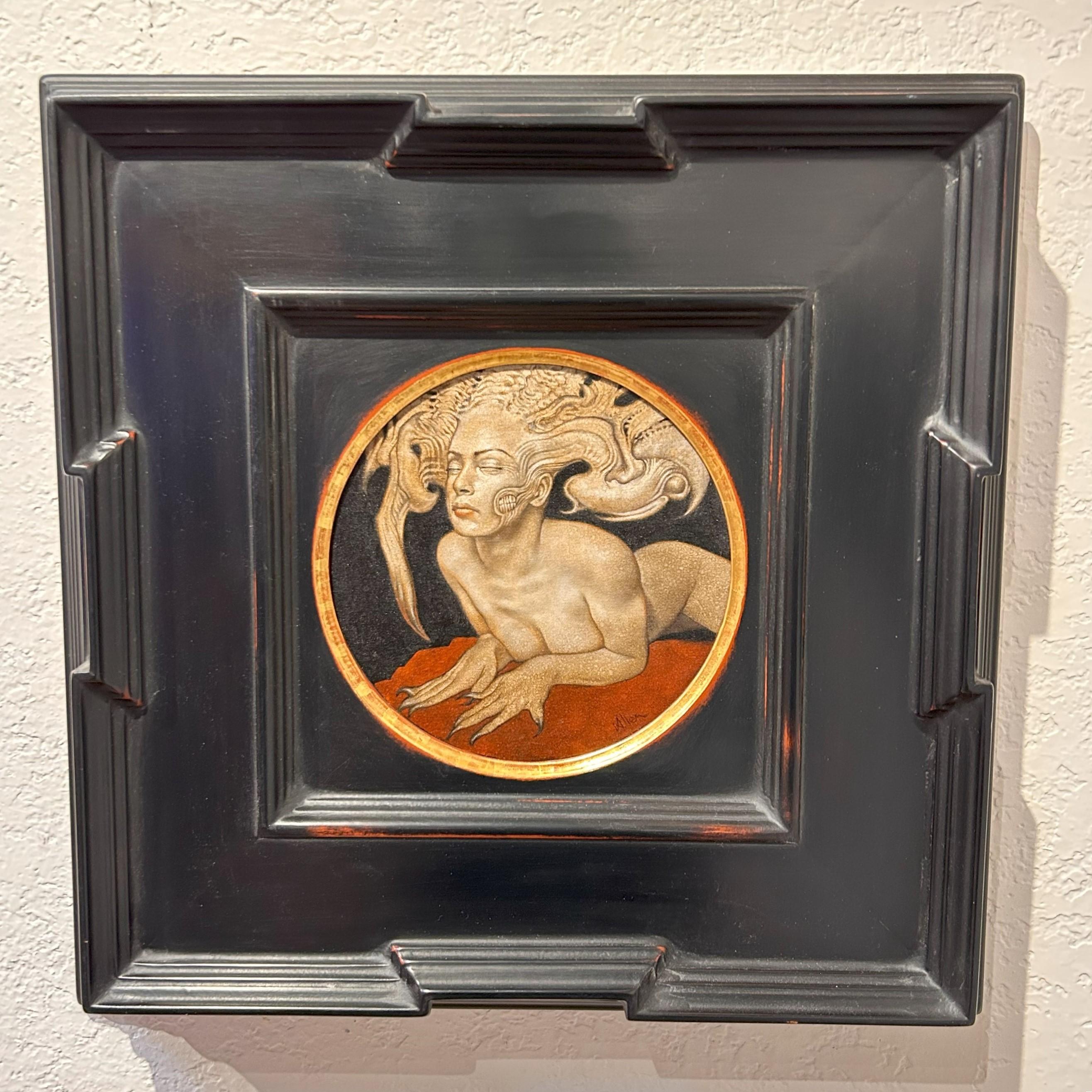 „Oracle“ (2024) von Allen Williams, Originales Öl-Porträtgemälde in Aktform im Angebot 4