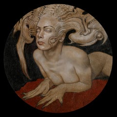 "Oracle" (2024) By Allen Williams, Original Oil Nude Portrait Painting