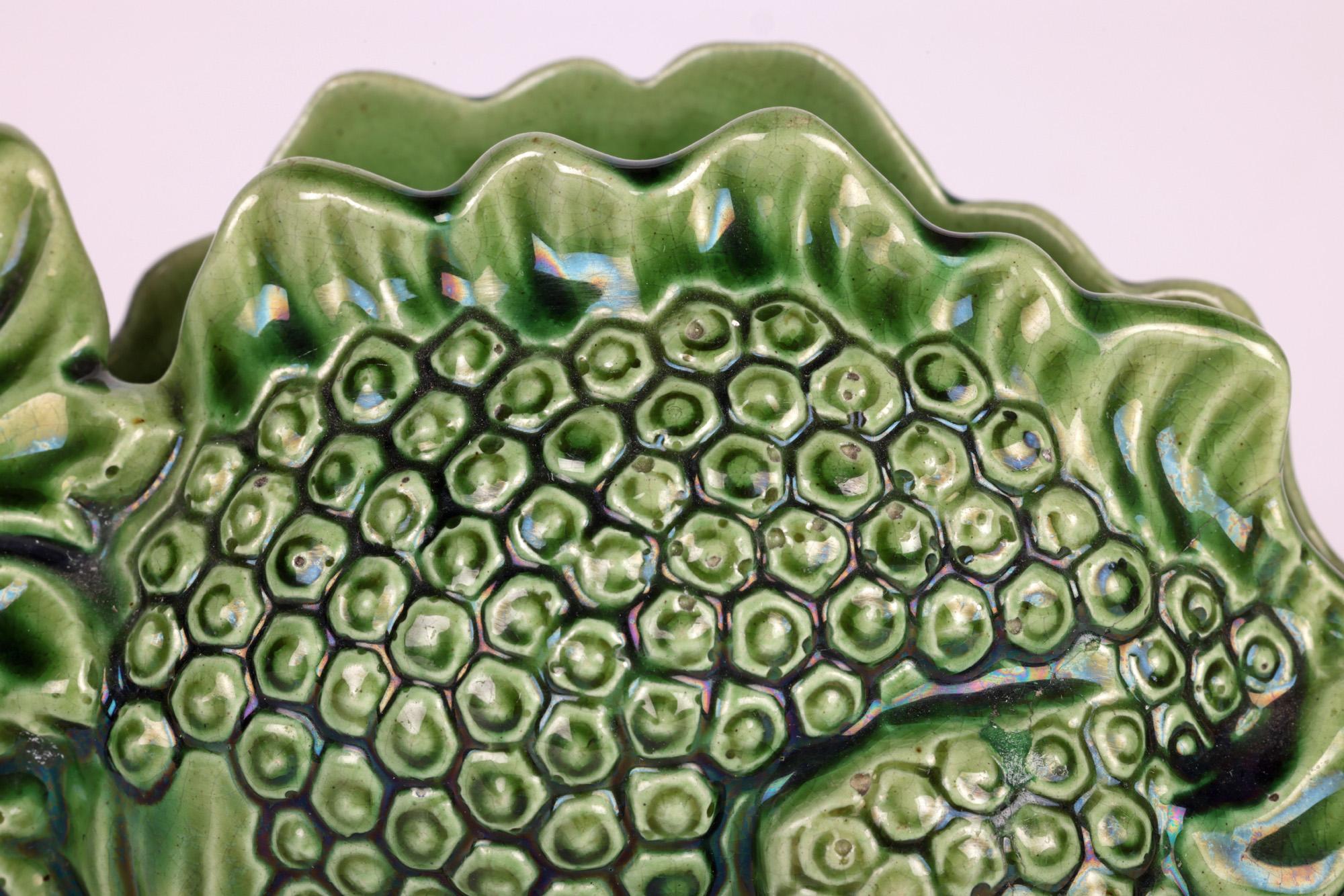 Art Nouveau Aller Vale Grotesque Art Pottery Planter by Blanche Vulliamy