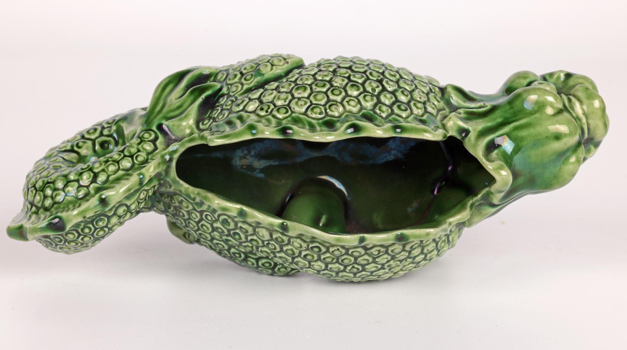 Early 20th Century Aller Vale Grotesque Art Pottery Planter by Blanche Vulliamy