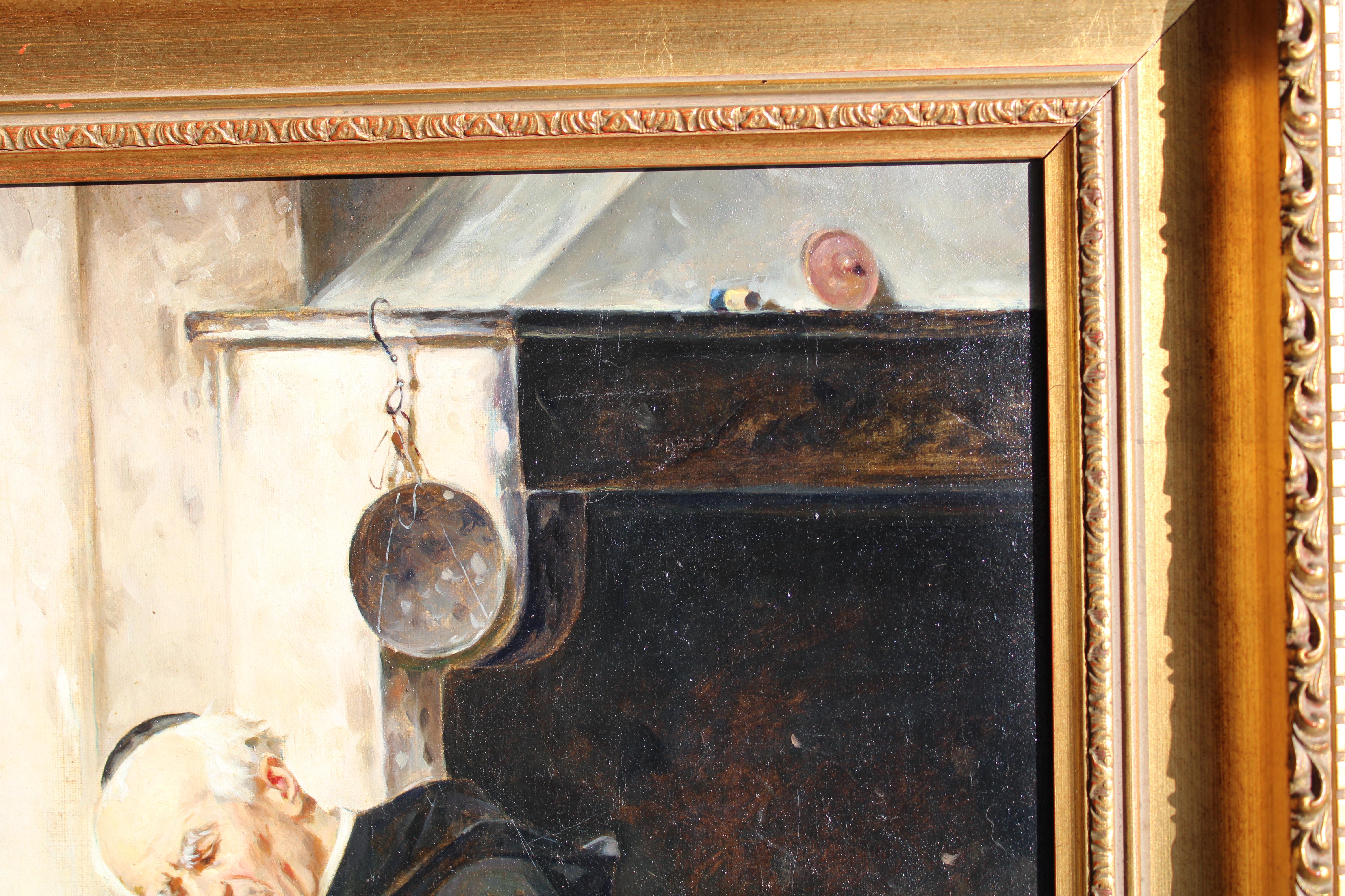 Interior scene

Oil on canvas, 40,5x67 cm

