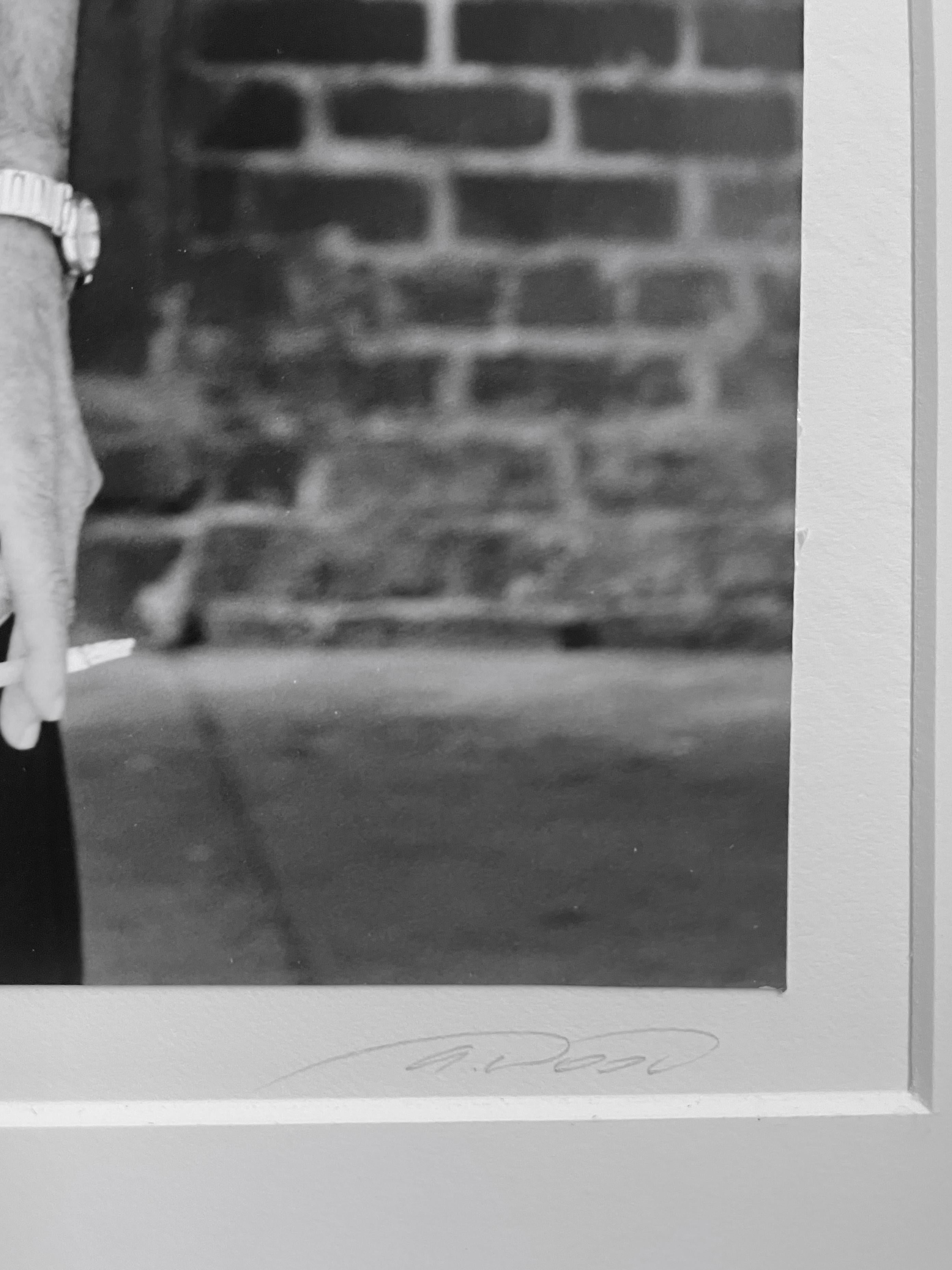 Fag & A Fist Full of Dollars, New Orleans (ritratto di un Bellboy) - Photograph di Alli Wood