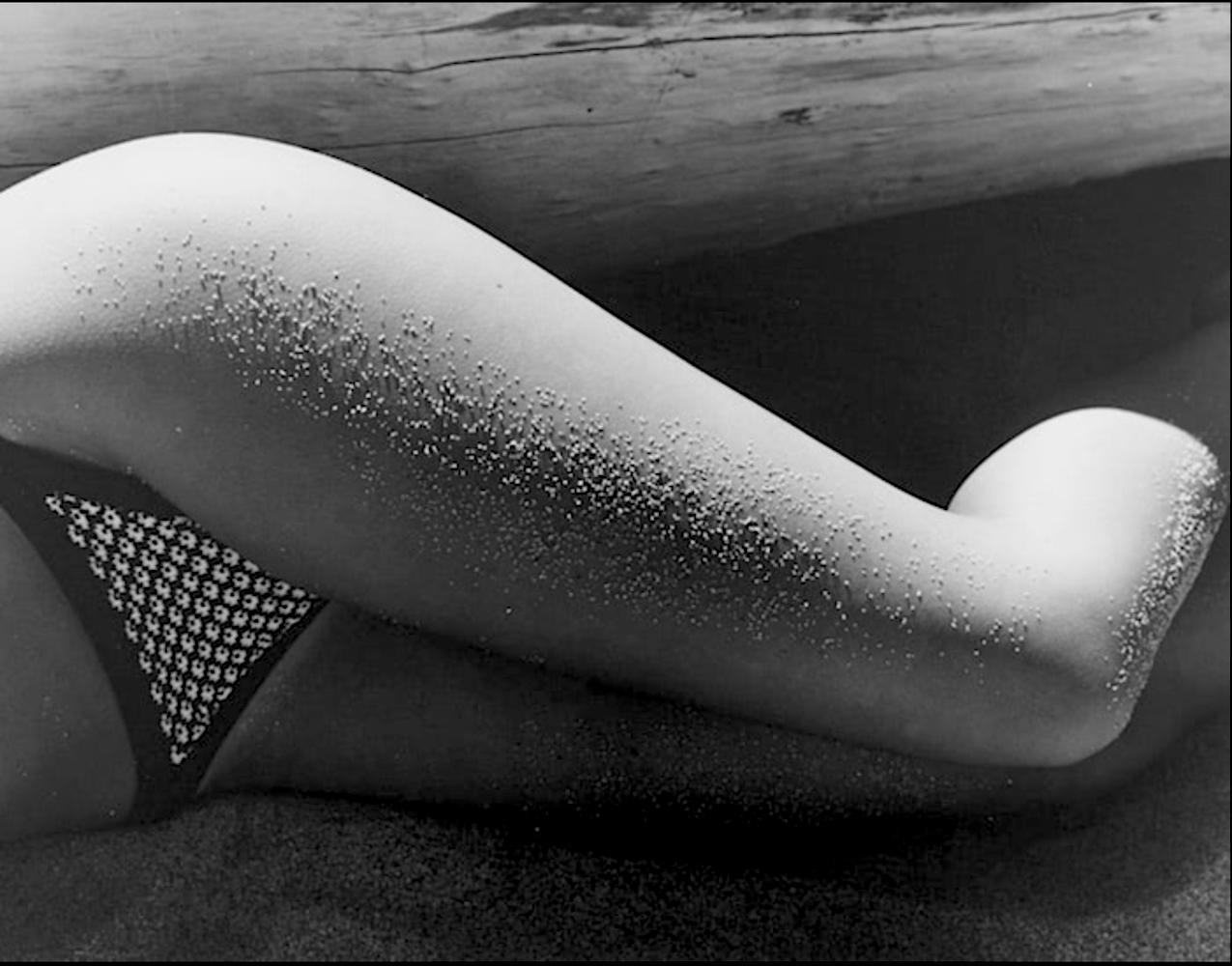 Alli Wood Nude Photograph - Hundreds & Thousands, Big Sur California. Legs with Sand Sprinkles 