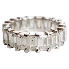 Alliance 18 Carat White Gold Setting 19 Baguette-Cut Diamonds 7.2 Carat