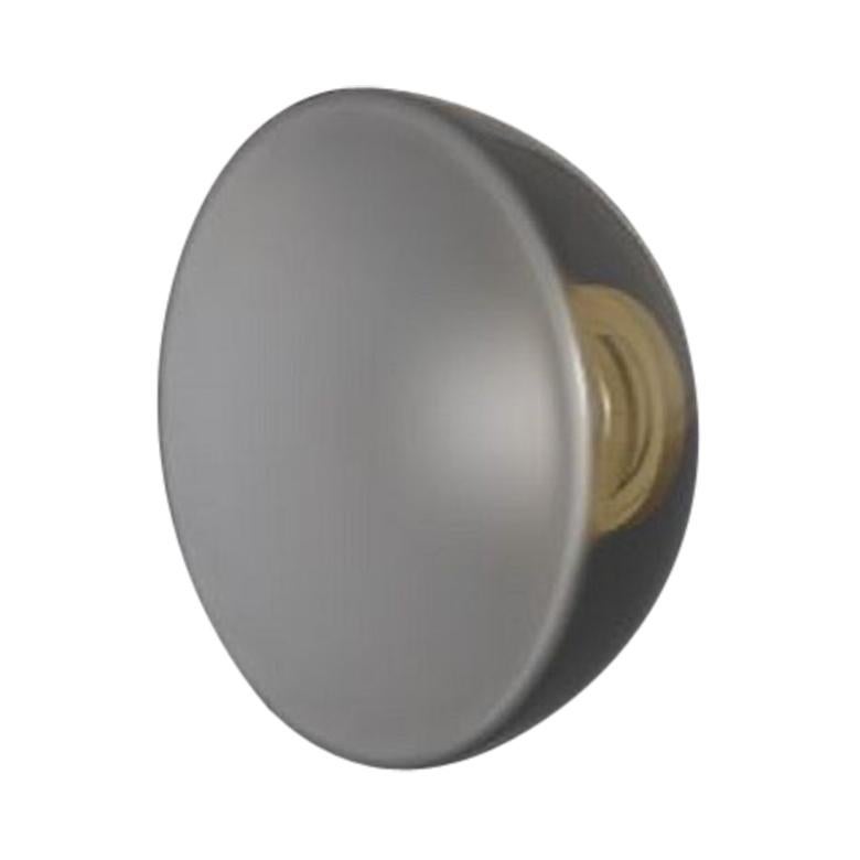 Allied Maker Endless Dome LED Wall Sconce in Frosted Glass & Polished Brass