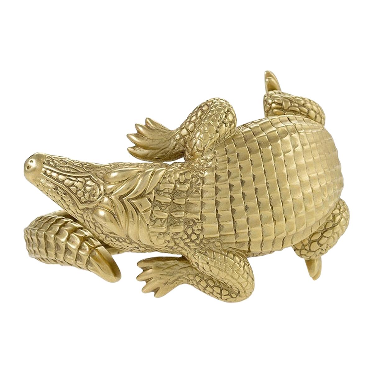 Alligator Bangle Bracelet by Barry Kieselstein-Cord