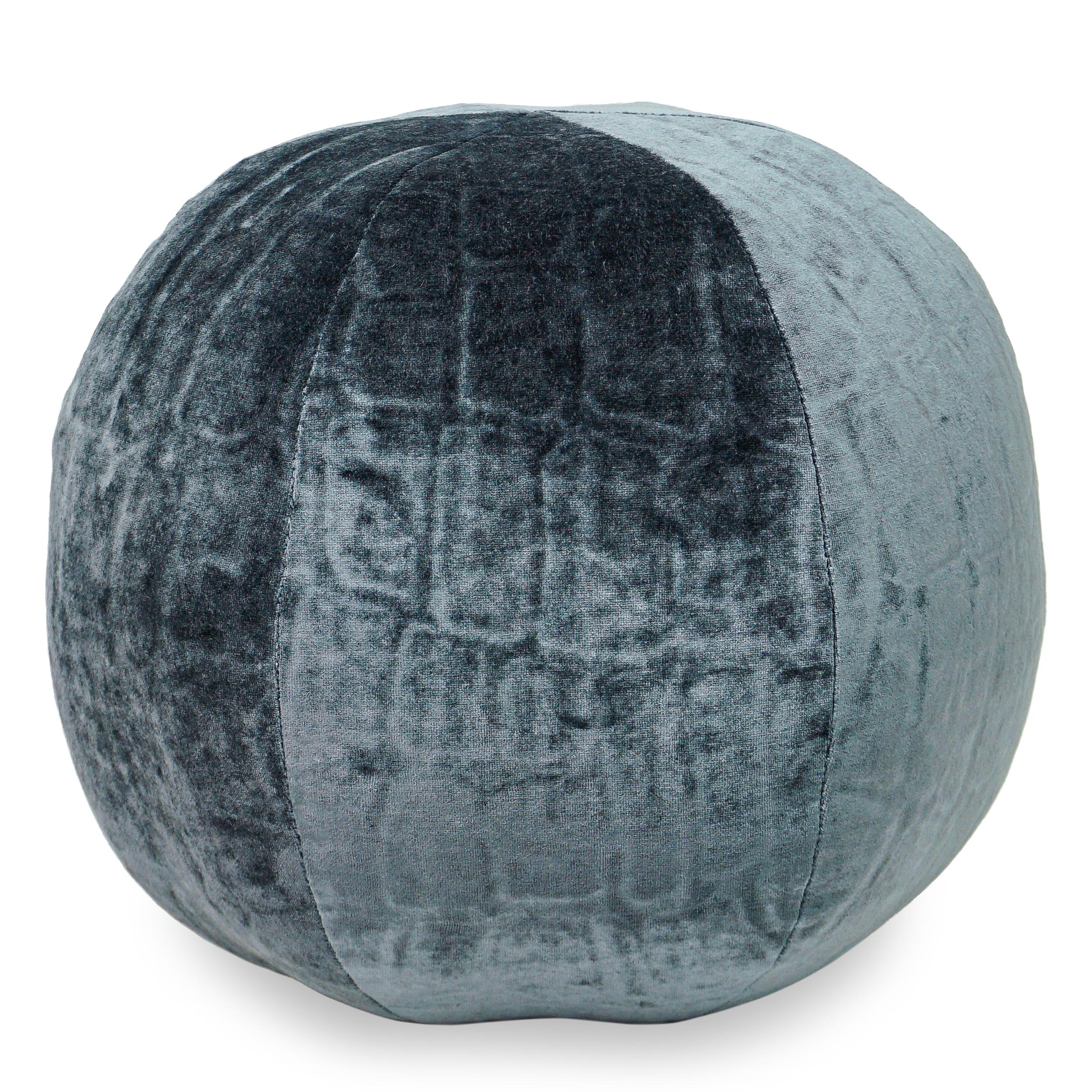 Gator embossed velvet ball pillow. Ask about other colors.

Measurements:
Outside: 12” diameter x 12” height

Price as shown: $625 each
COM Price: $240 each
Customization may change price.

How We Work:
Made to order by Connecticut-based