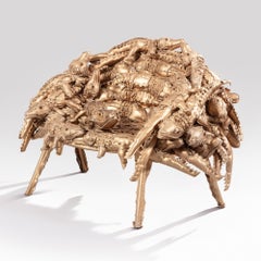 Alligator Gold Campana Brothers Armchair