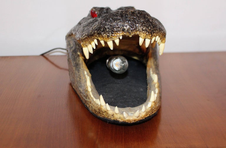 Alligator Head Table Lamp For At, Alligator Table Lamp