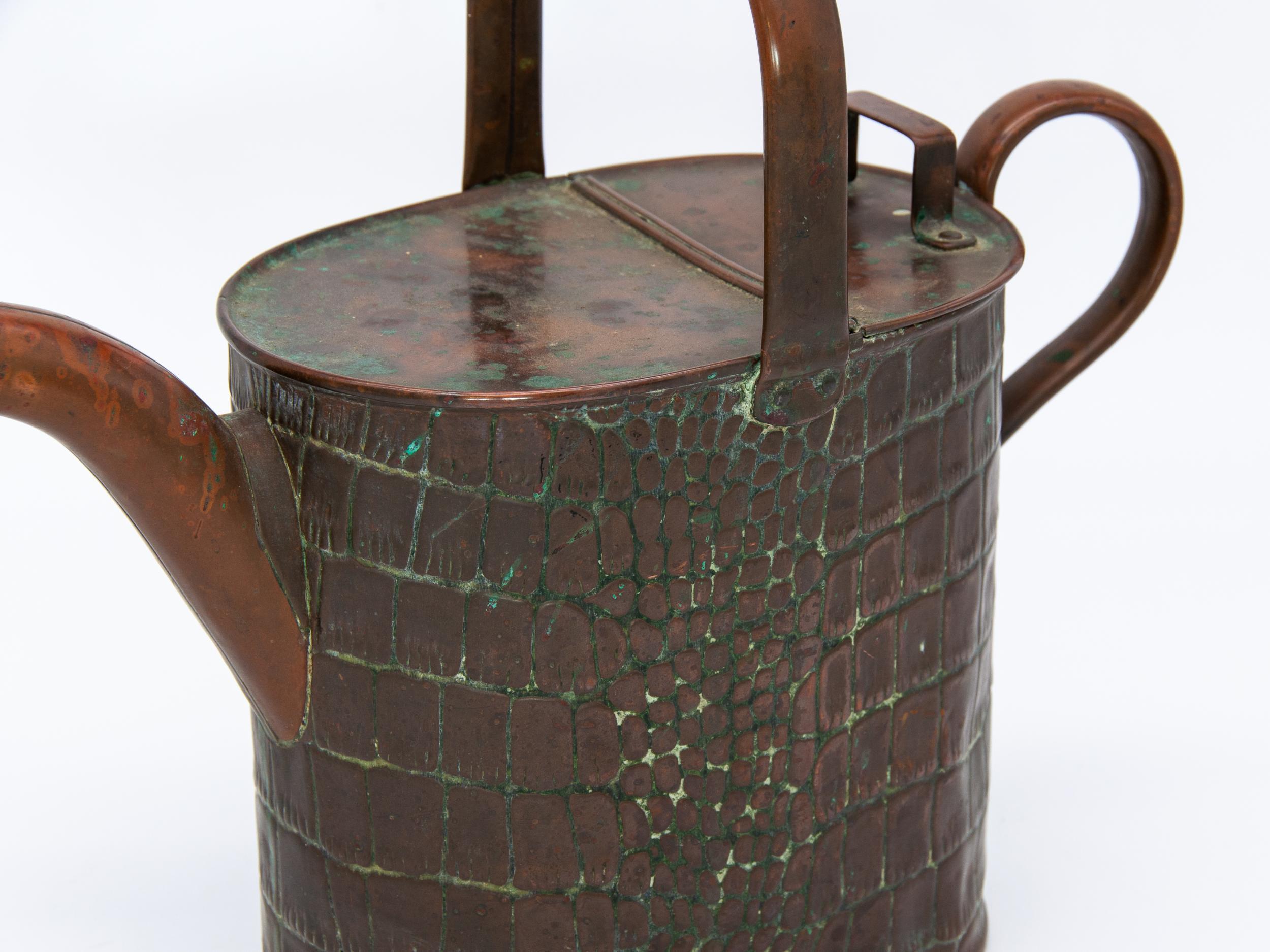French Alligator Patterned Watering Can
