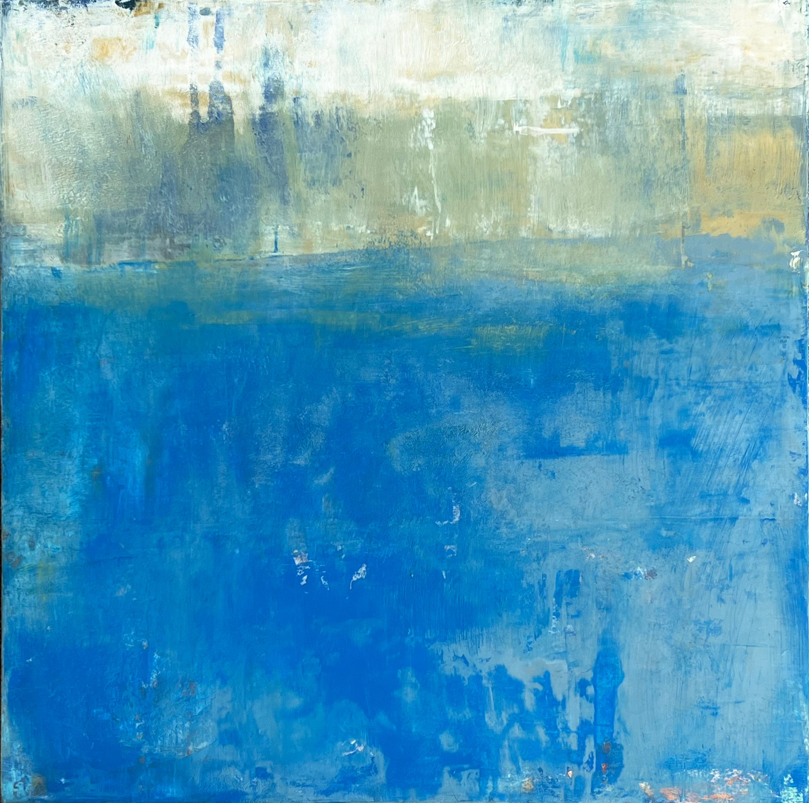 Cielo y mar II - Mixed Media Art de Allison B. Cooke