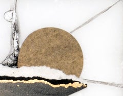 Gold Moon Gold Horizon : contemporary collage
