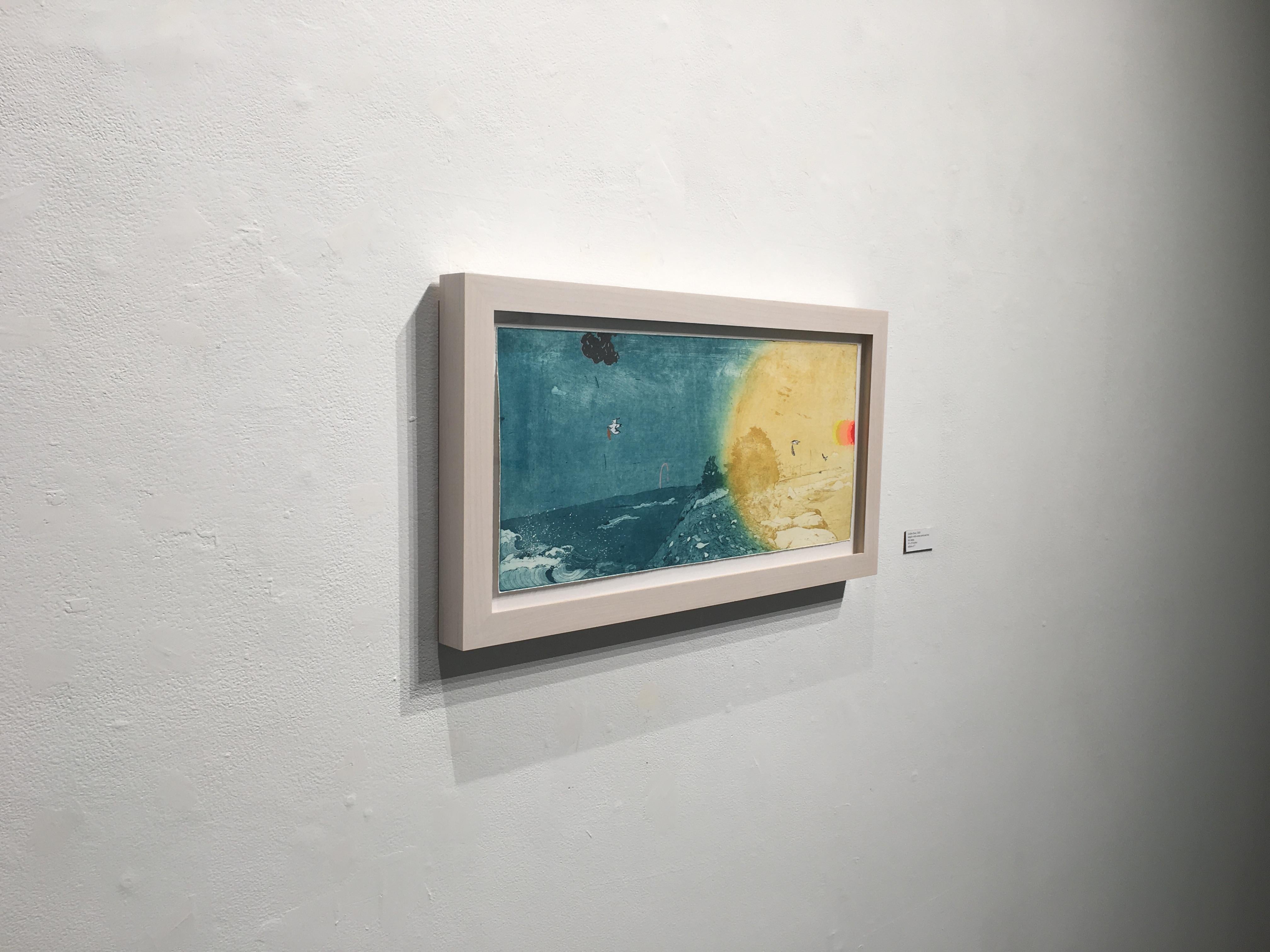 Goldene Stunde (Blau), Landscape Print, von Allison Bianco