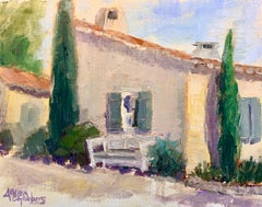 Beautiful Day at Les Murets by Allison Chambers, Petite Impressionist Painting