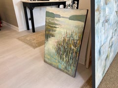 Brighter Day von Allison Chambers, impressionistisches Blumengemälde, Öl auf Leinwand