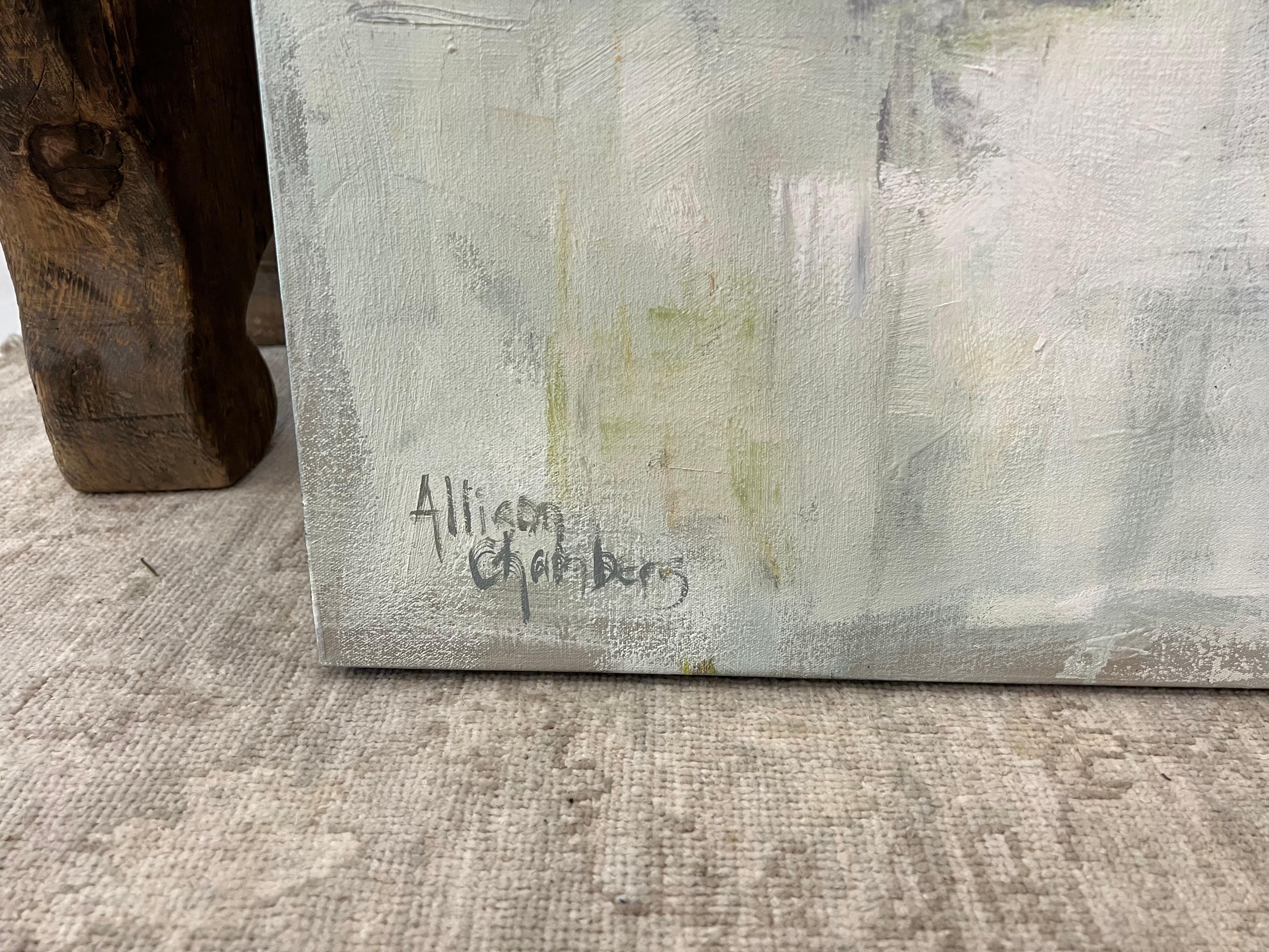 Allison’s softly rendered and beautifully painted landscapes and waterscapes capture light, depth and the constantly shifting movement of water, flora and fauna.

Her impasto technique incorporates the texture that only comes from the liberal use of