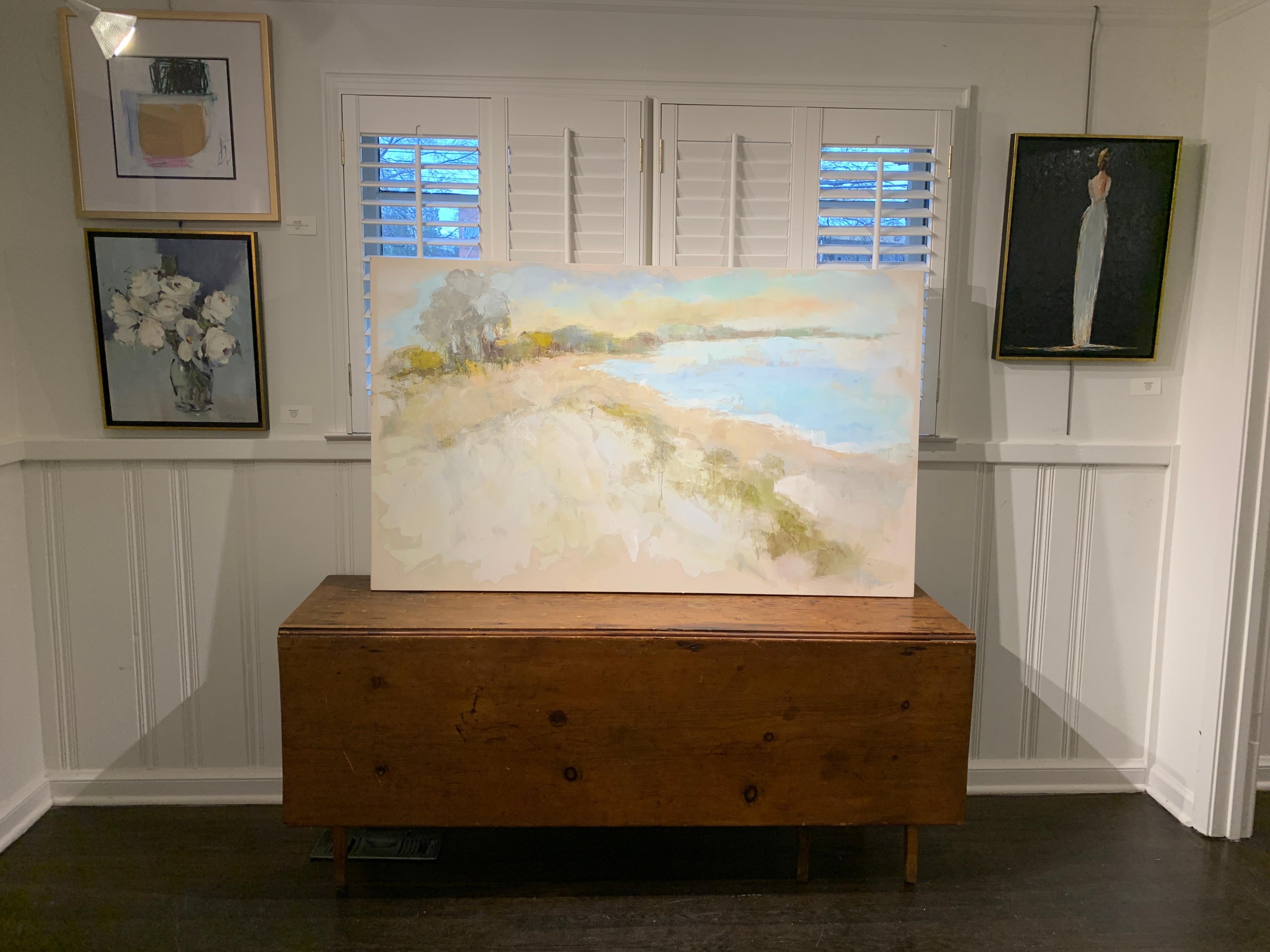 Allison’s softly rendered and beautifully painted landscapes and waterscapes capture light, depth and the constantly shifting movement of water, flora and fauna.

Her impasto technique incorporates the texture that only comes from the liberal use of