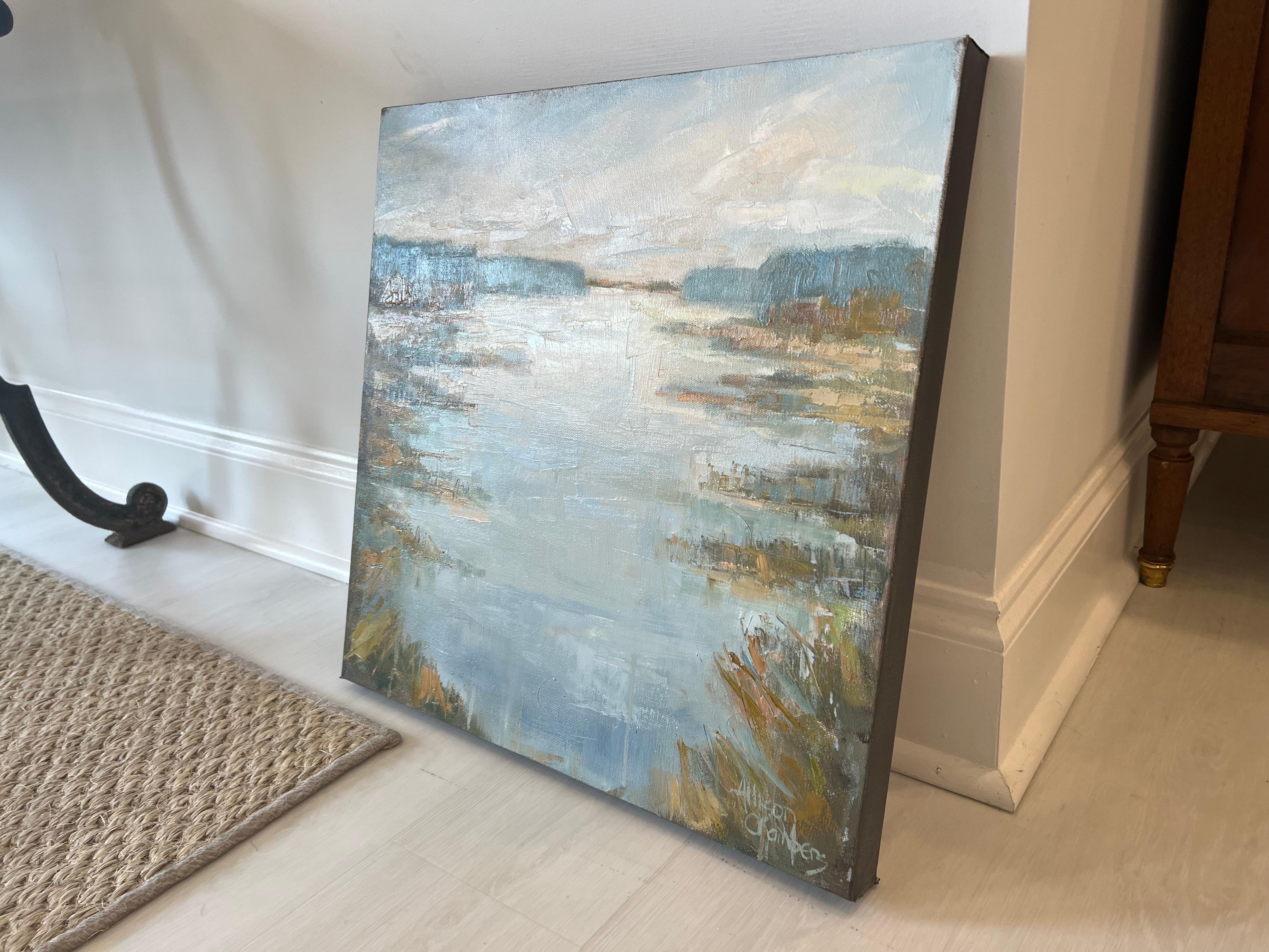 Dreaming by Allison Chambers, Oil on Canvas Impressionist Landscape Painting 2