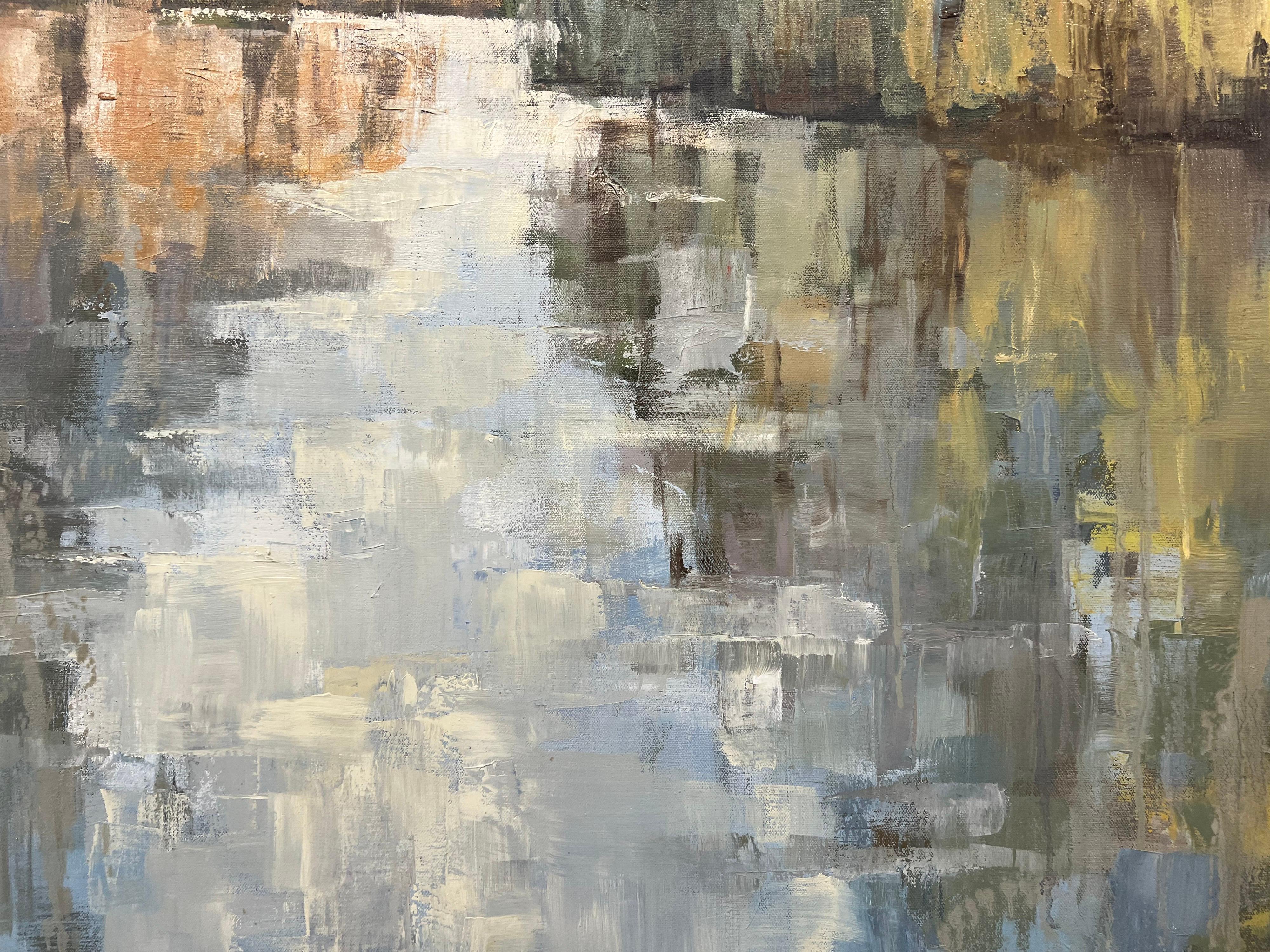 Feeling Alright by Allison Chambers, Large Framed Impressionist Landscape 4
