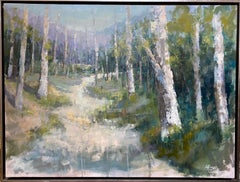 Follow Me, original 30x40 expressionist landscape