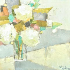 Happy Go Lucky 1 d'Allison Chambers, peinture florale impressionniste encadrée