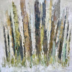 Homecoming by Allison Chambers, Oil on Canvas Square Landscape Painting