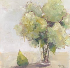 Love of Mine di Allison Chambers, dipinto floreale impressionista olio su tela