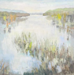 Morning Tranquility by Allison Chambers, Oil Landscape Painting
